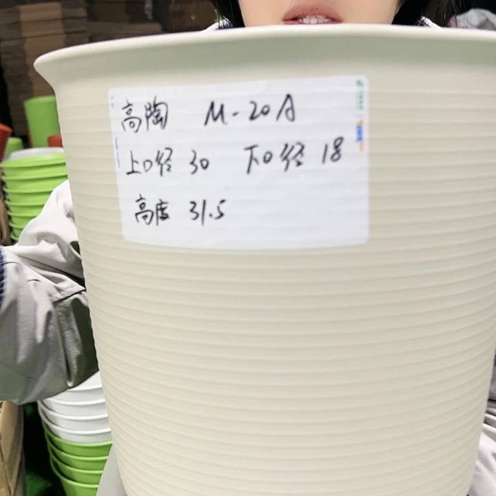 正品高陶口30高31米色无托3只