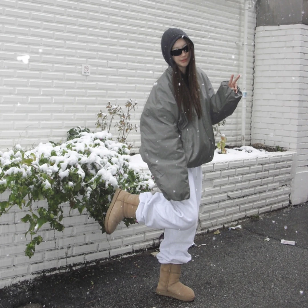 北欧冬季新款贝壳头毛毛靴