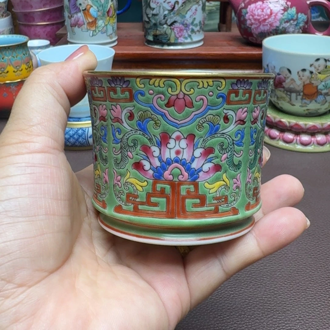 瓷片景德镇仿古手工制作精品展示