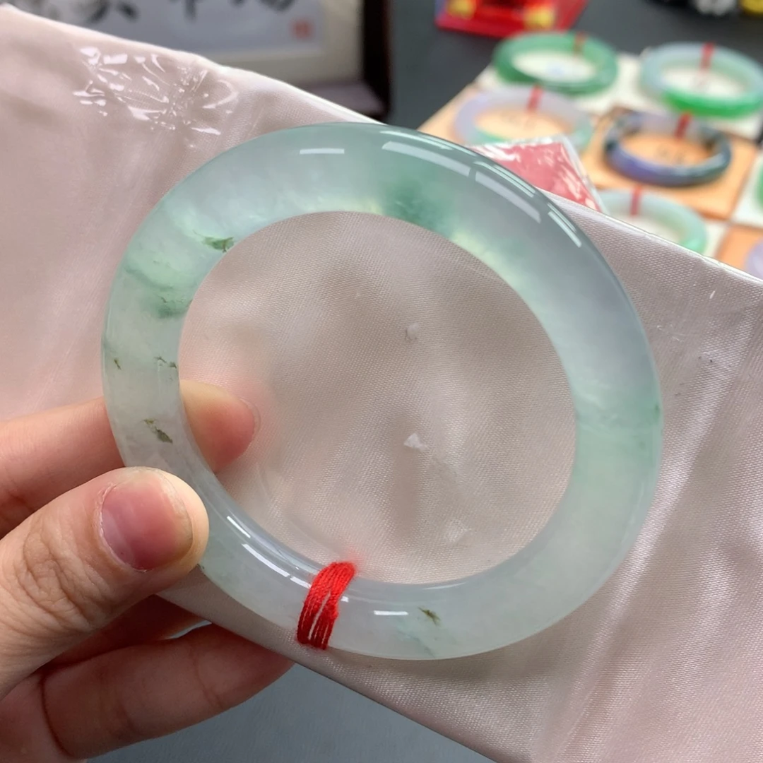 翡翠未镶嵌手镯36号