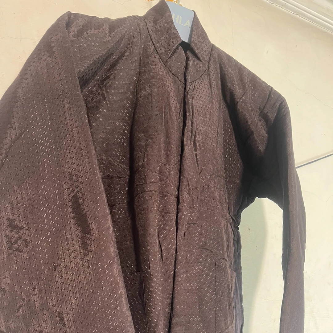 纯手工线绨棉花棉袄外套女款国风