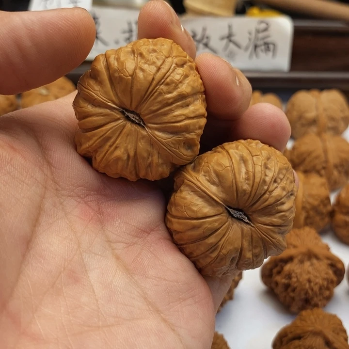 墨***渊文玩核桃把件南瓜墩