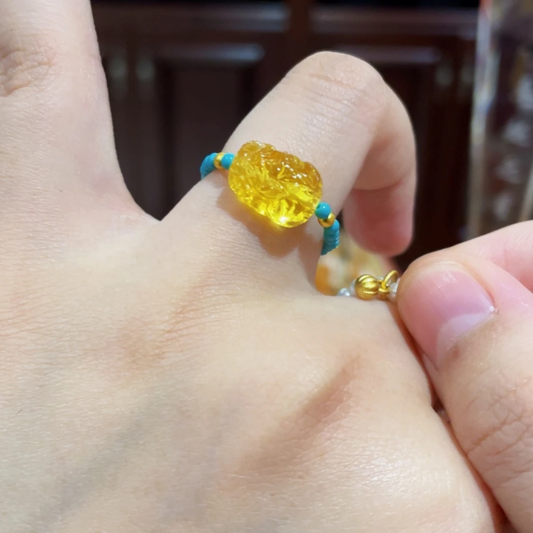 蜜蜡手链未镶嵌手串