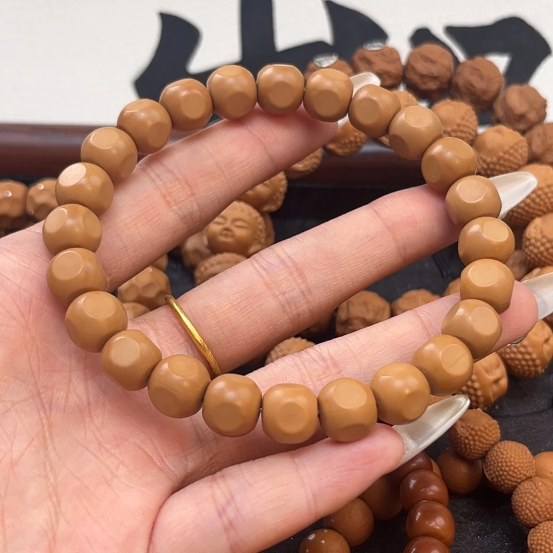 核桃手串/手链是**人全品小六方9mm