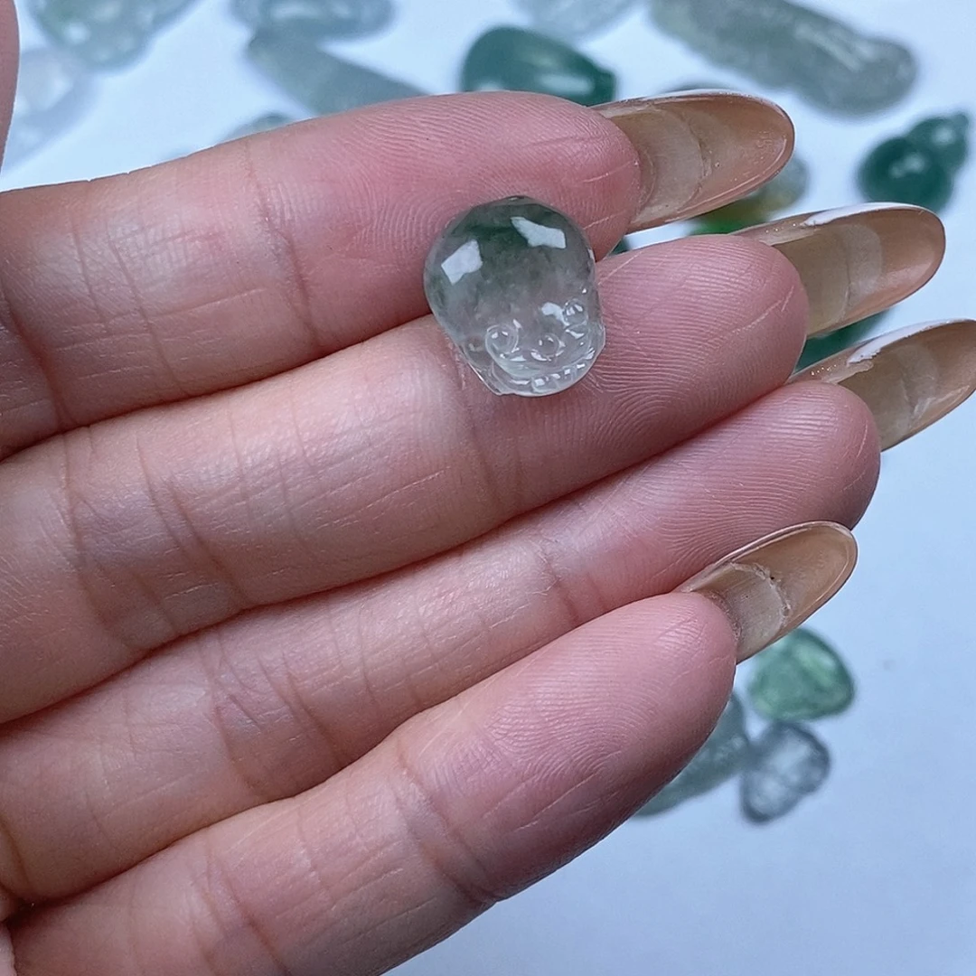 翡翠未镶嵌吊坠(不含链)金蟾