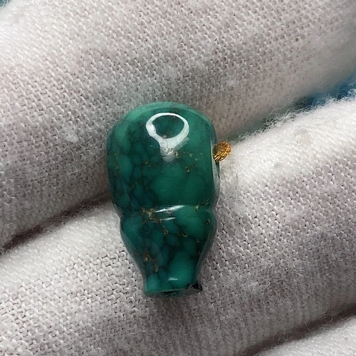 绿松石未镶嵌天然原矿 地大质检