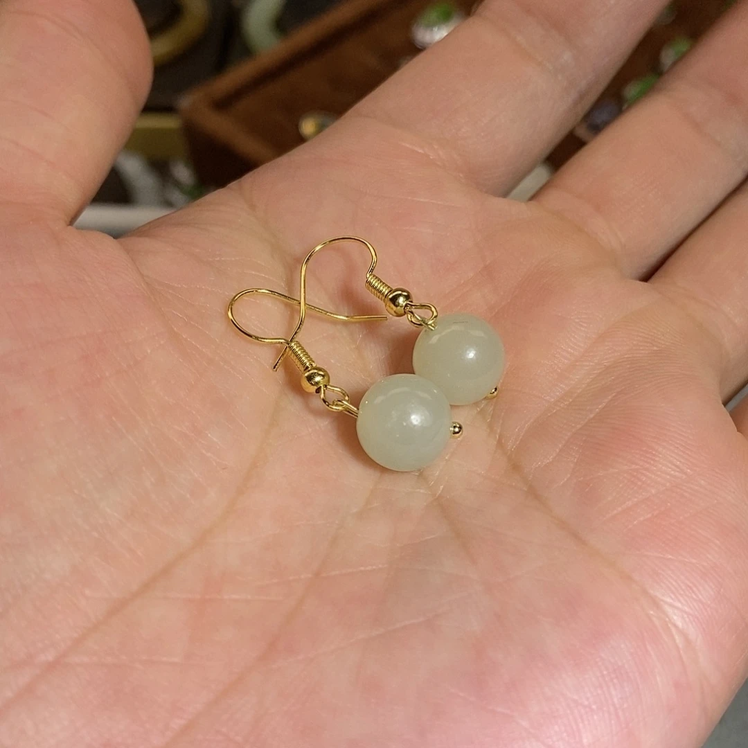 【闪购商品】未镶嵌和田玉耳饰