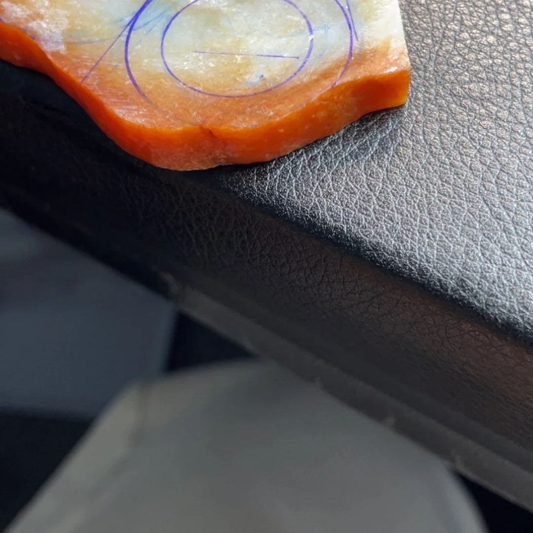 【闪购商品】定制翡翠未镶嵌S***n天然翡翠红翡瑕疵漏