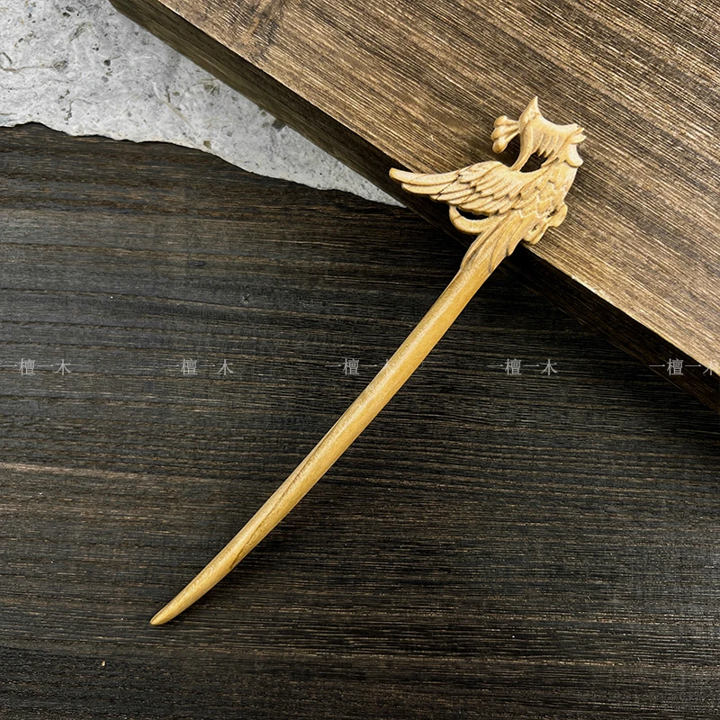 凤凰丨新中式高级感气质百搭簪子古风汉服复古发簪简约发饰