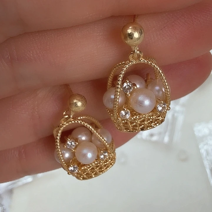 耳饰未镶嵌淡水珍珠