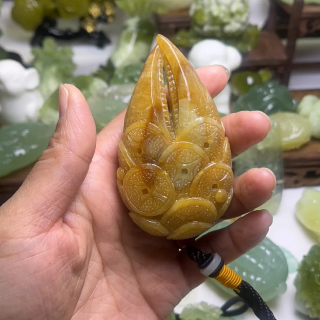 福利款 玉饰品纯天然蟹钳