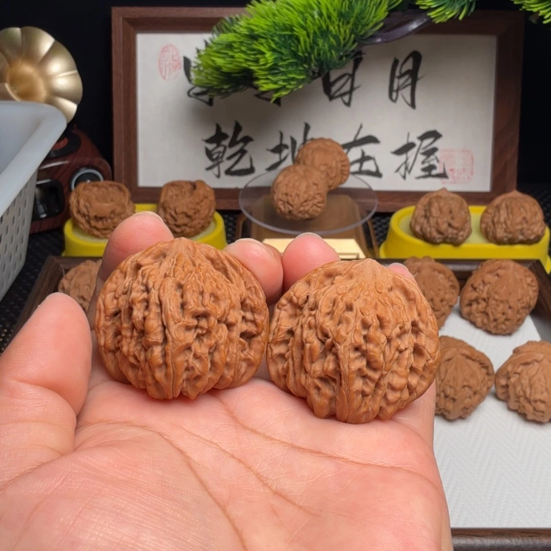 把件文玩核桃全品白茬汉高楼39尺