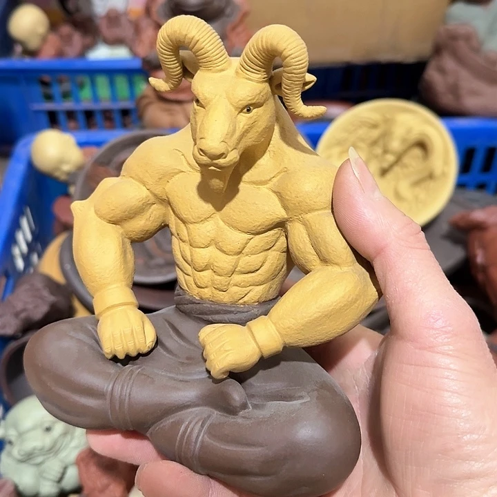 紫砂茶宠暖*光雕塑瑕疵茶宠