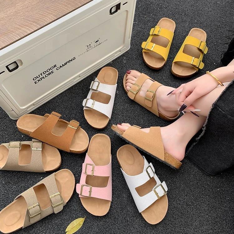 (补运费)时尚百搭女拖鞋沙滩户外逛街百搭新款博肯拖鞋夏季001