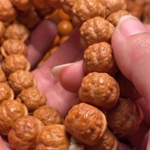 【闪购商品】猴头核桃手串火***?产品