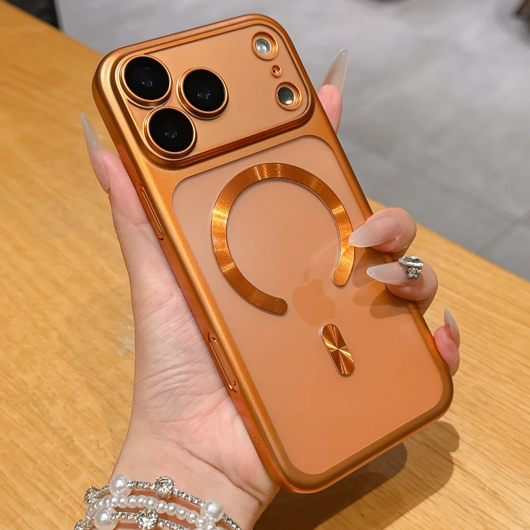 适用iPhone苹果17promax手机壳半透明17轻薄散热17pro镜头膜全包