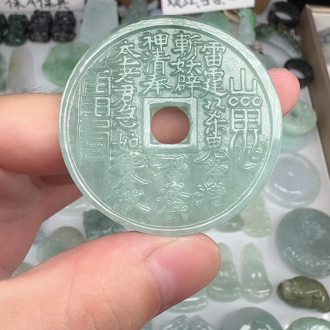 翡翠未镶嵌颈饰天然翡翠