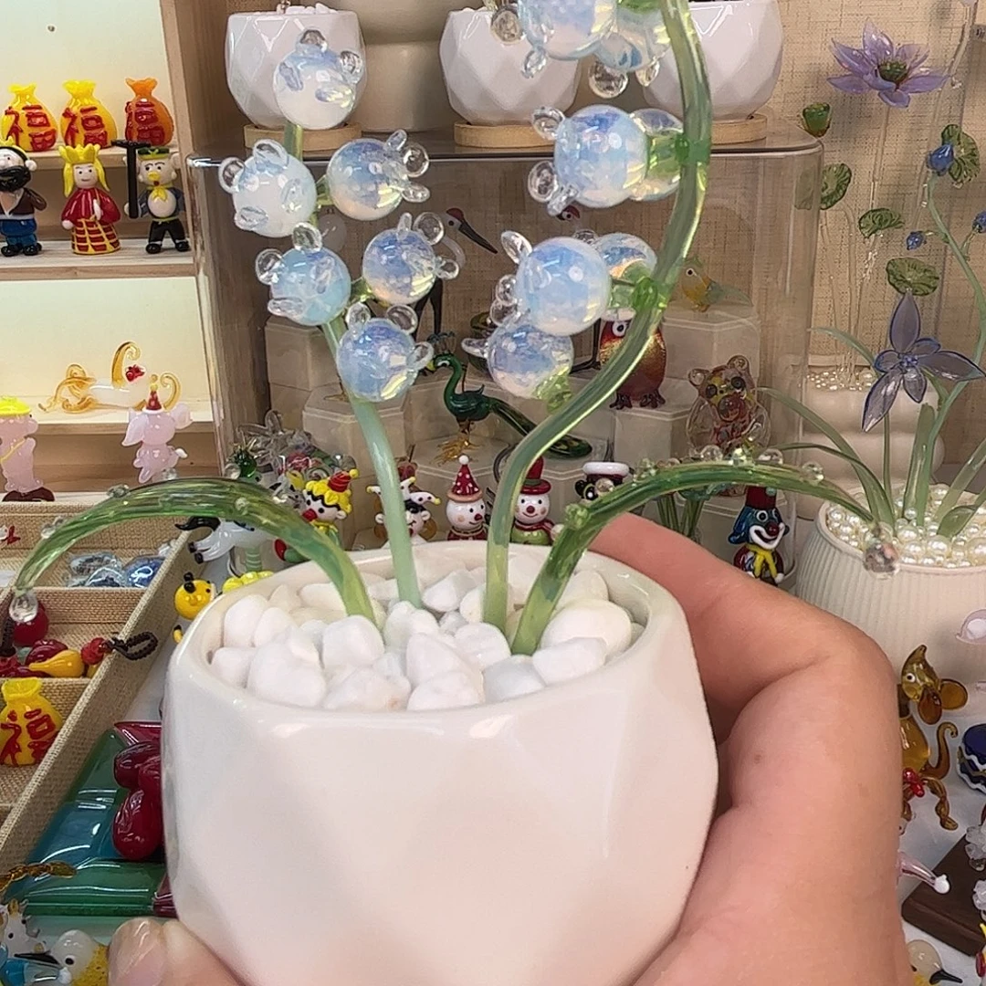 琉璃手工艺品琉璃铃兰
