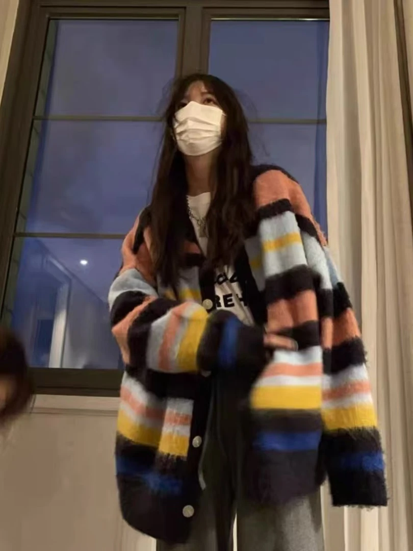 请叫我大韩 MY180条纹毛衣