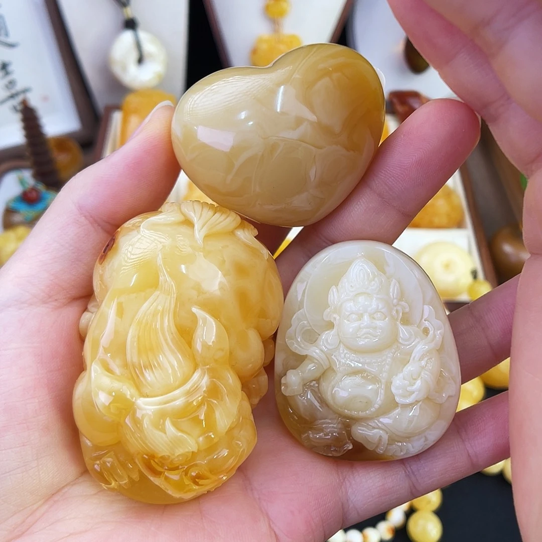 琥珀未镶嵌裸石我