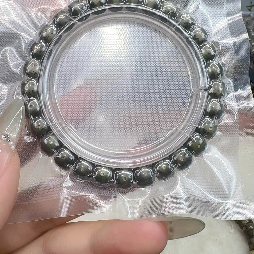 星月菩提手串31殿堂爆黑爆透黑冰87