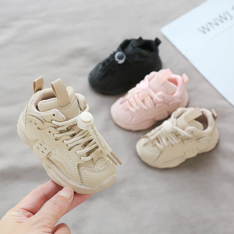 ABC春秋宝宝学步鞋-岁小童运动鞋防滑男女小童幼儿鞋子老爹鞋