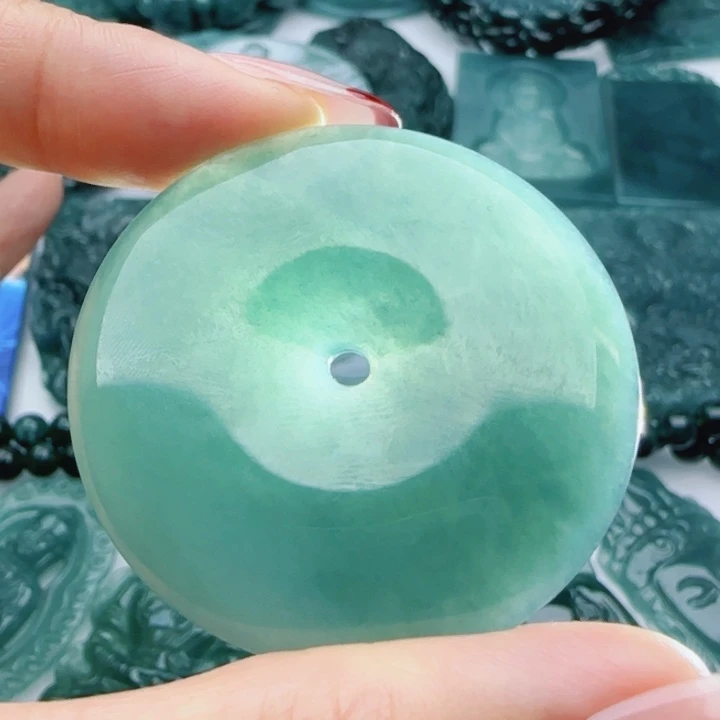 翡翠未镶嵌颈饰多样性发货天然A货翡翠