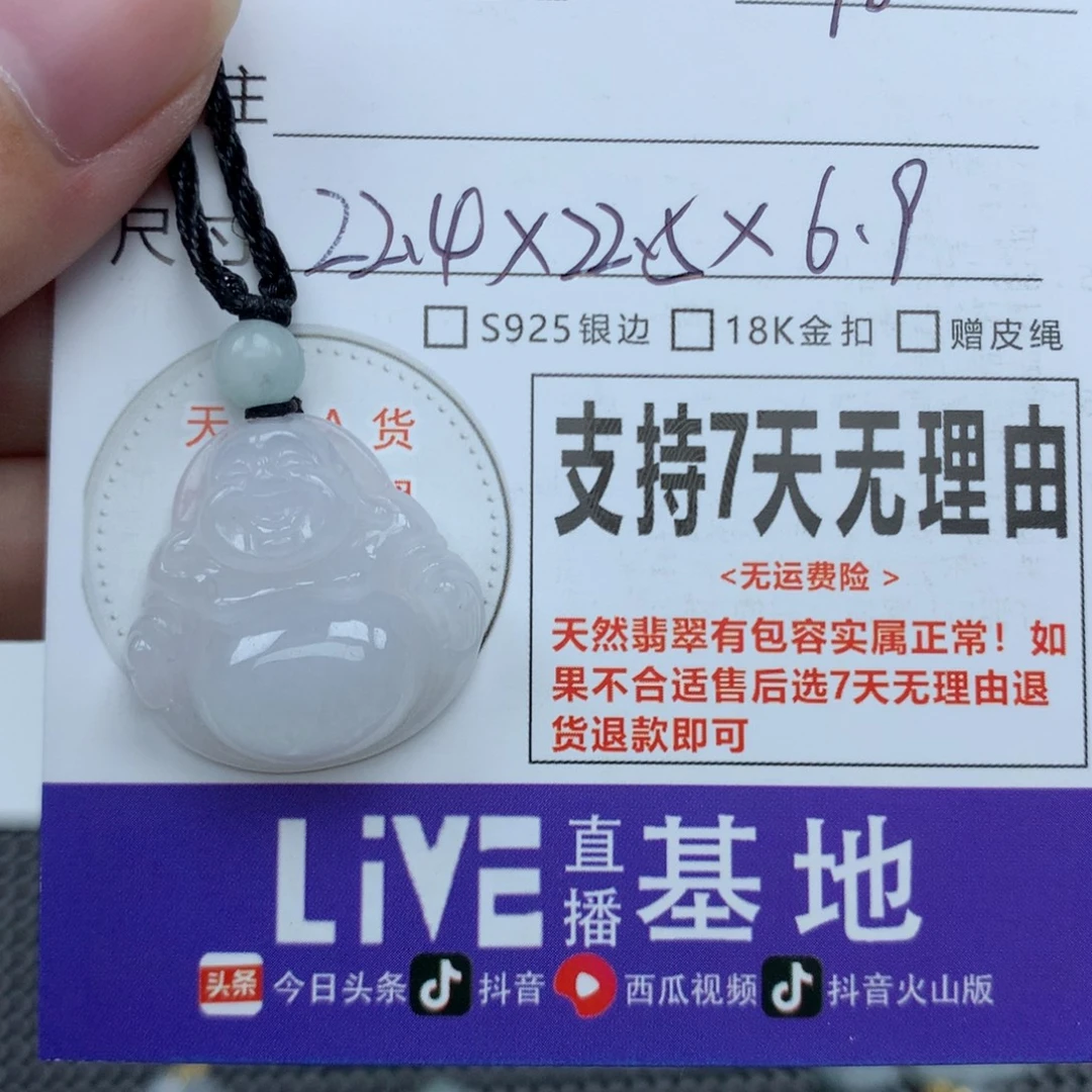 翡翠未镶嵌颈饰天然