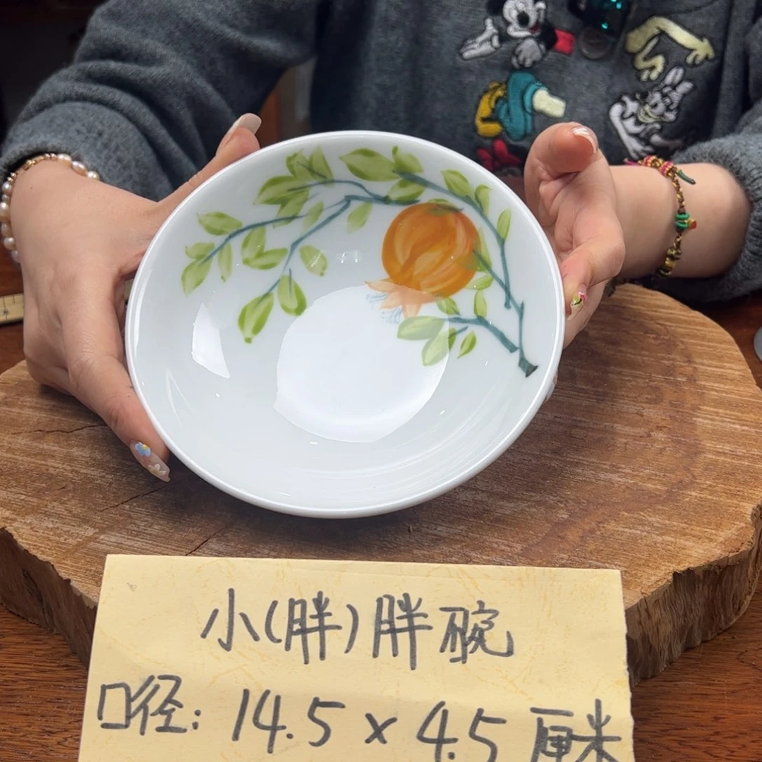 瓷片景德镇陶瓷手工手绘制作