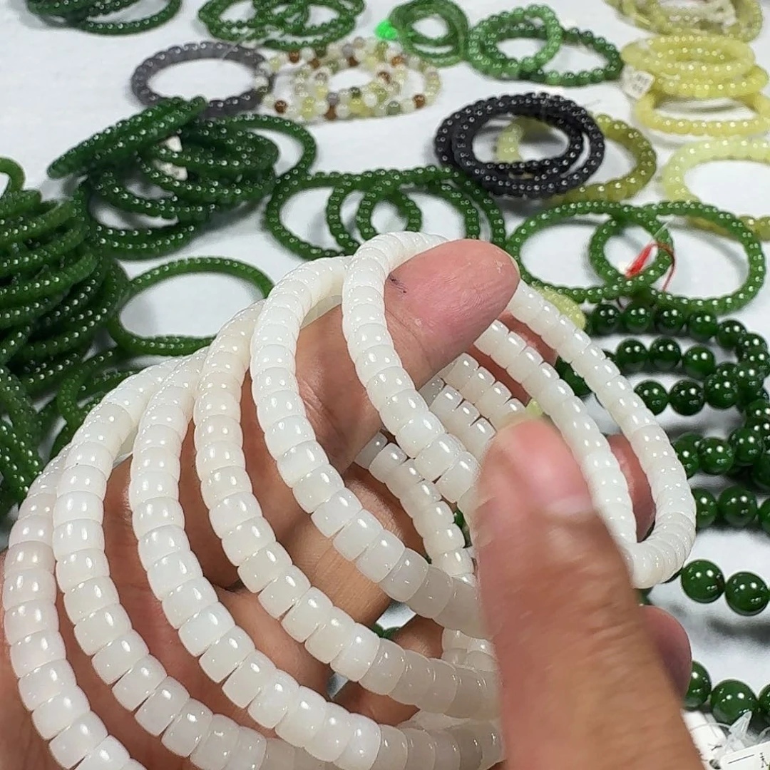 手串未镶嵌和田玉多样性发货拍一发一