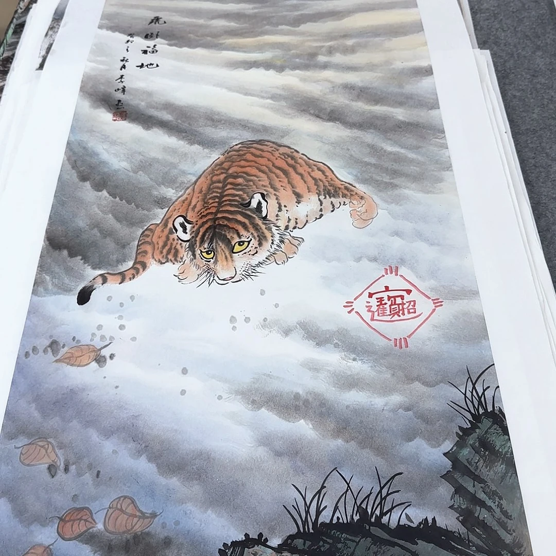 国画国画作品多次