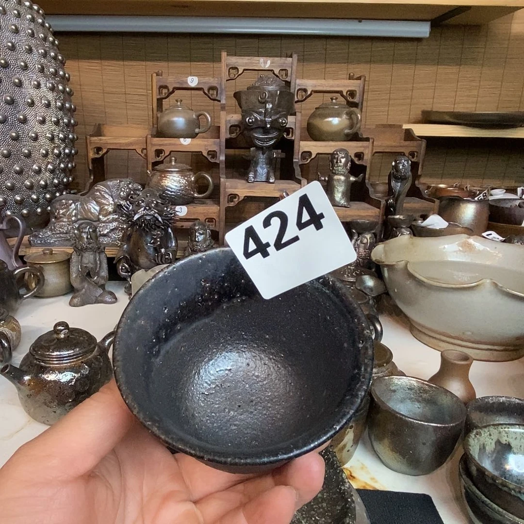 高温柴烧陶泥主人杯