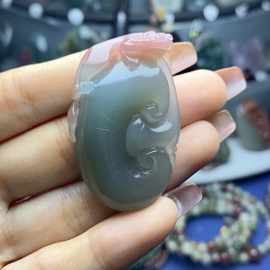 玛瑙/玉髓未镶嵌吊坠(不含链)