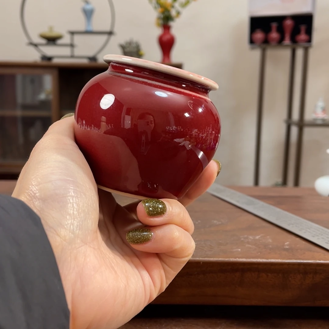 瓷片陶瓷艺术小花瓶