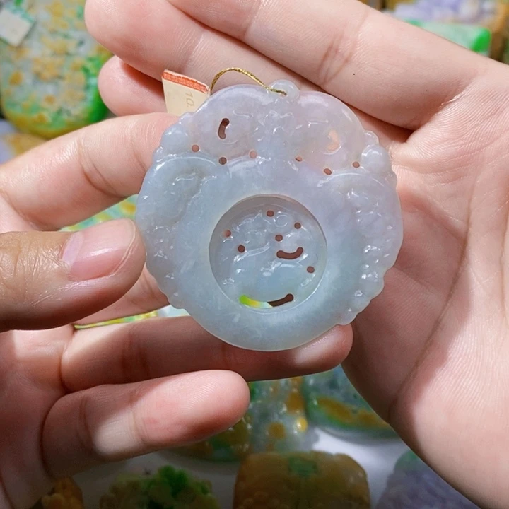 未镶嵌定制翡翠翡翠三羊开泰