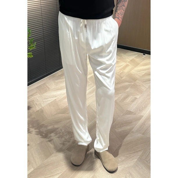 25826男士夏季清爽透气垂顺百搭空调裤休闲裤