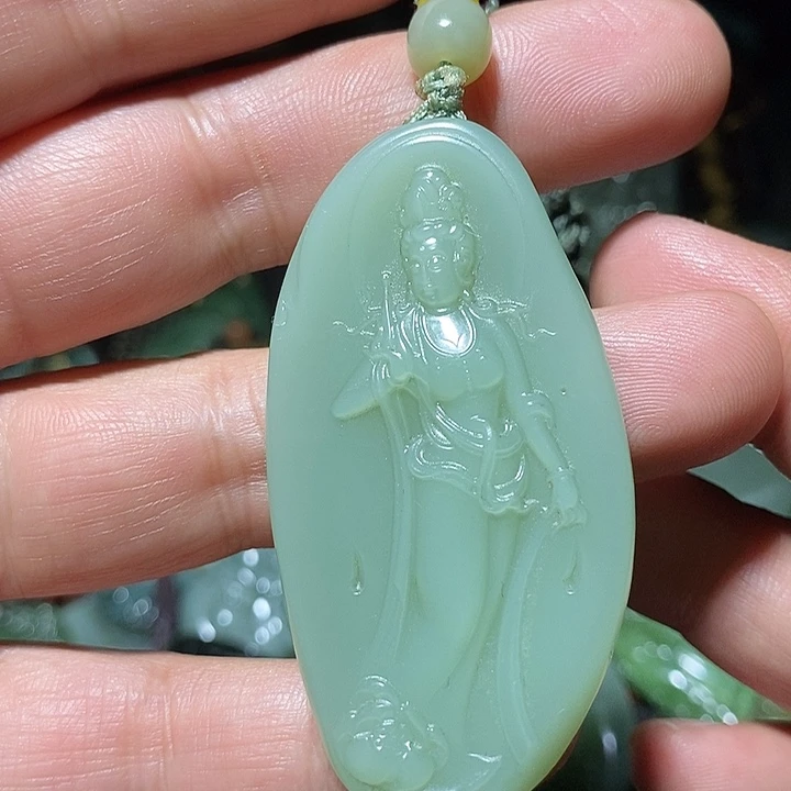 和田玉未镶嵌吊坠(不含链)