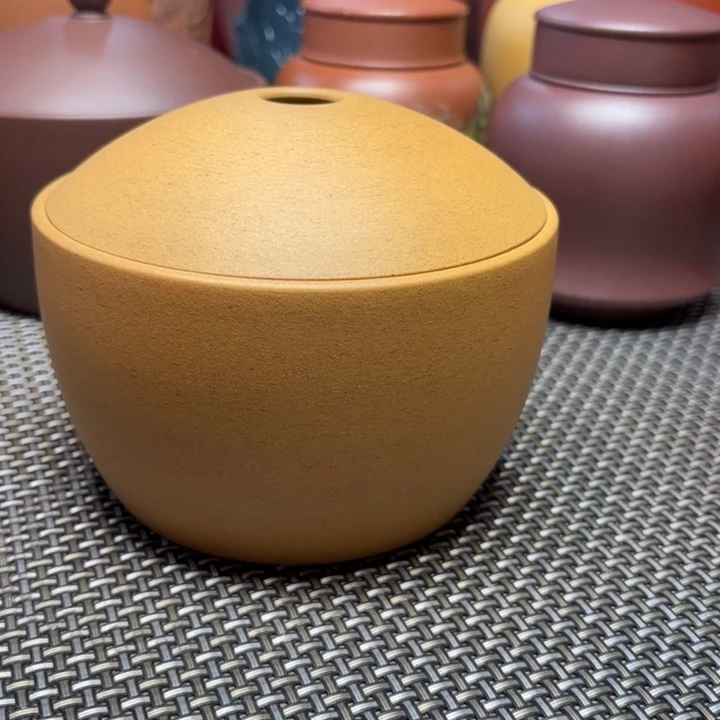 紫砂茶叶罐中高端紫砂茶叶罐