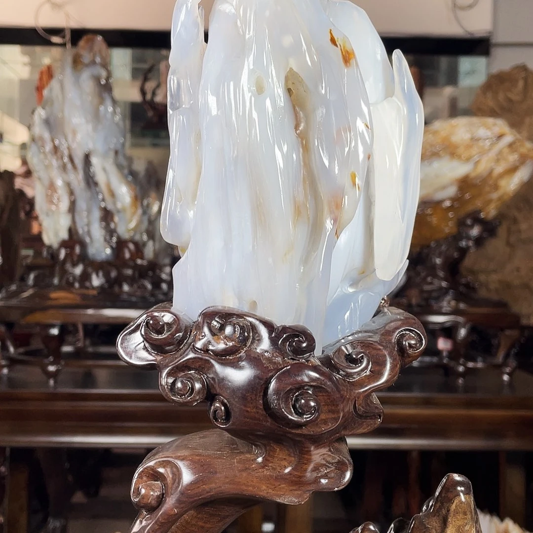 硅化玉未镶嵌珠宝奇石