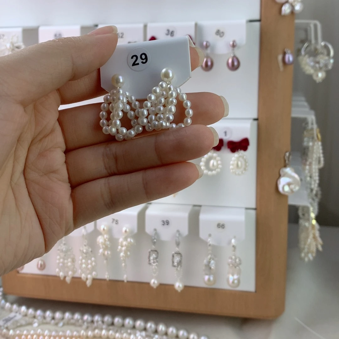 未镶嵌耳饰淡水珍珠