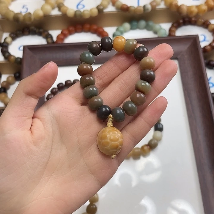 手串菩提根/象牙果卡12挂件富甲