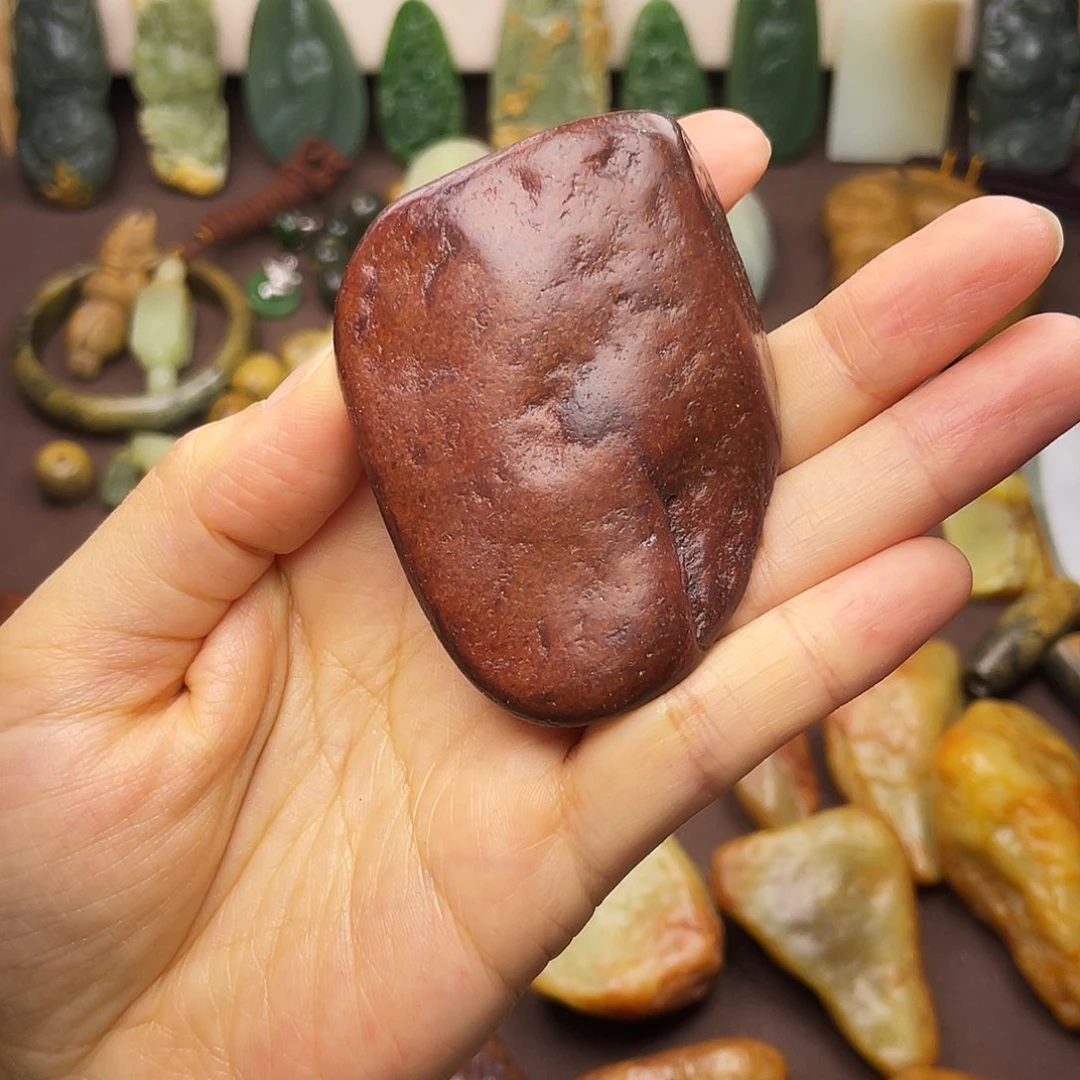 岫岩河磨玉（透闪石质玉）未镶嵌颈饰