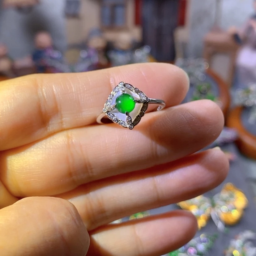 【闪购商品】银S925镶嵌挂件翡翠