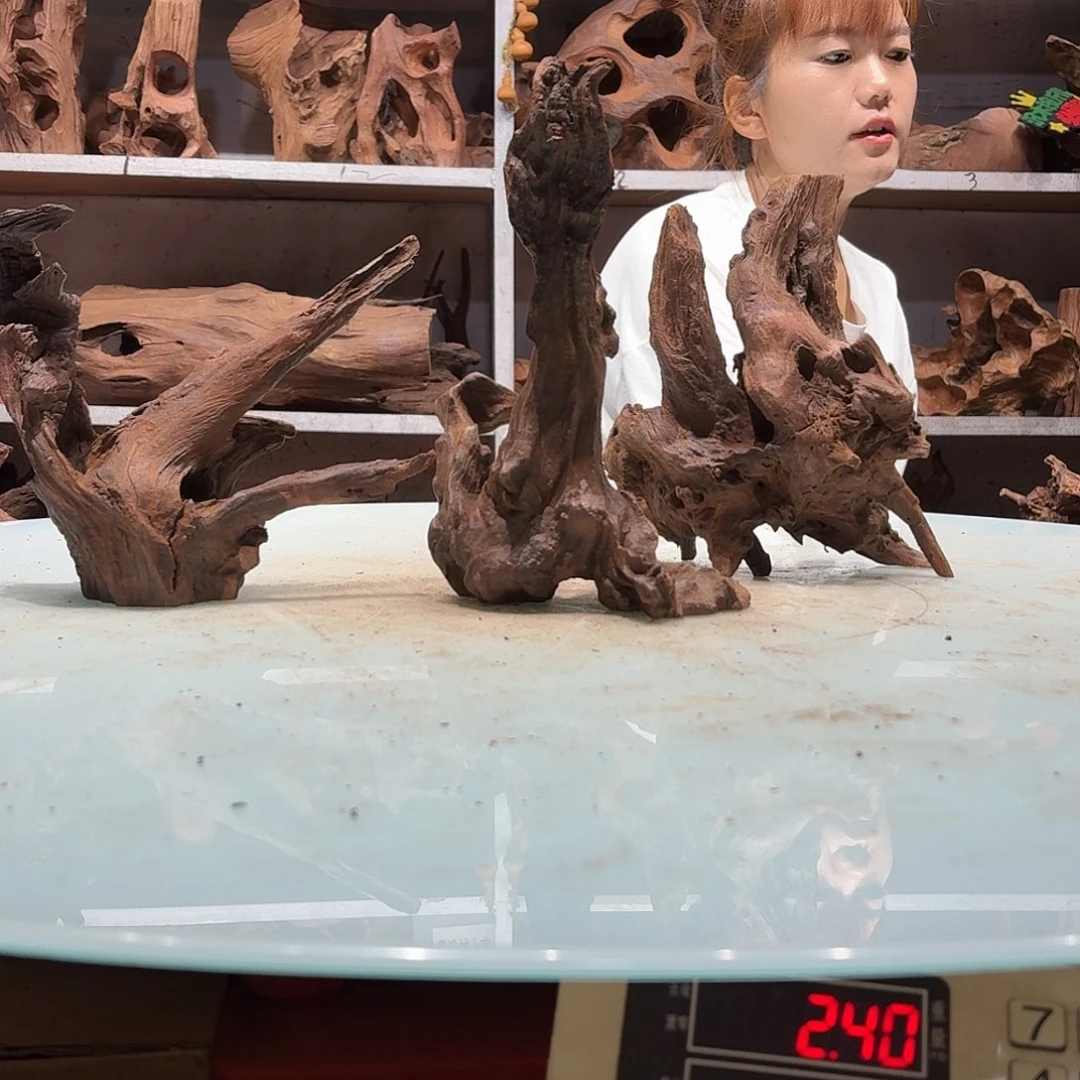 紫砂镂空厚***。紫柚沉木不包损8698-3个