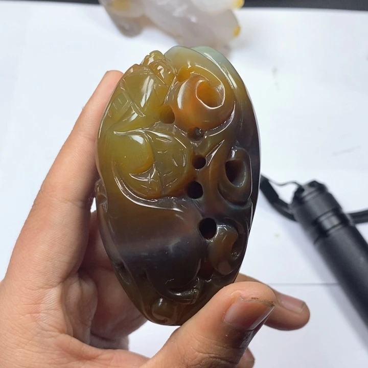 玛瑙/玉髓吊坠未镶嵌用****8