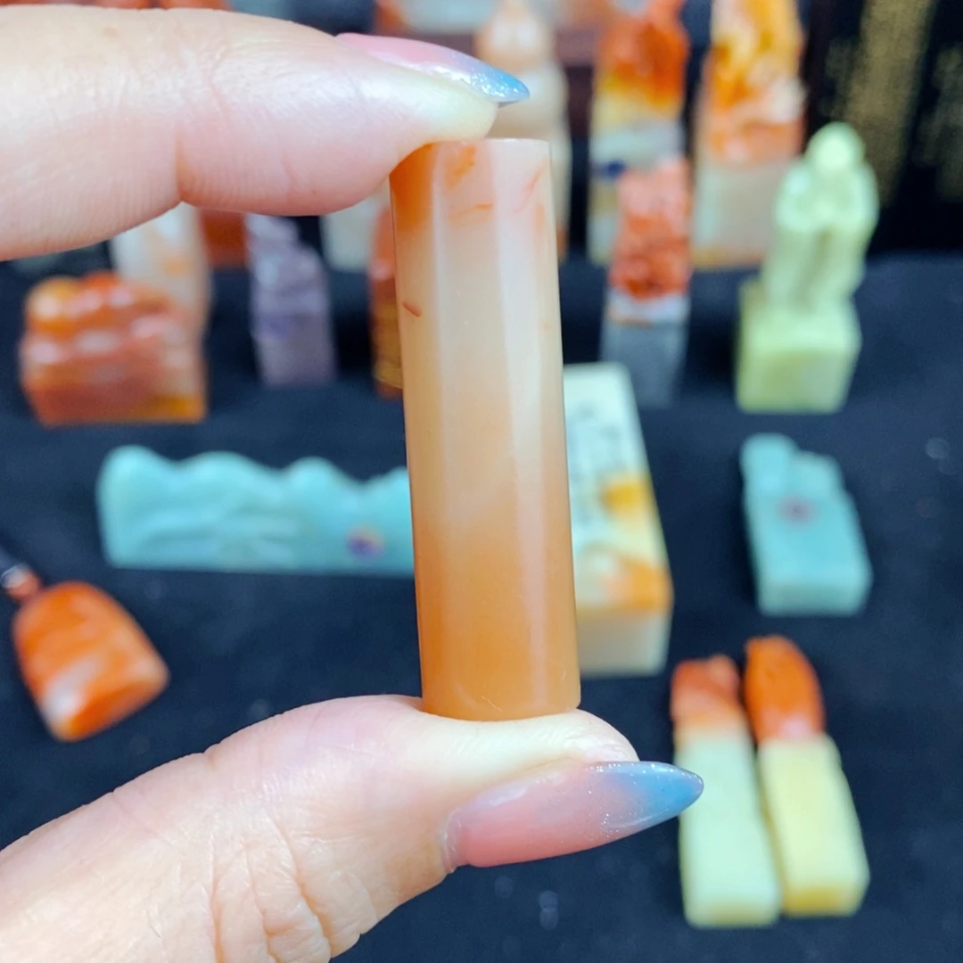 老挝石印石八*手工篆刻包邮包刻自定义