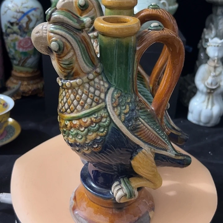大***学瓷片摆件等各种工具进行