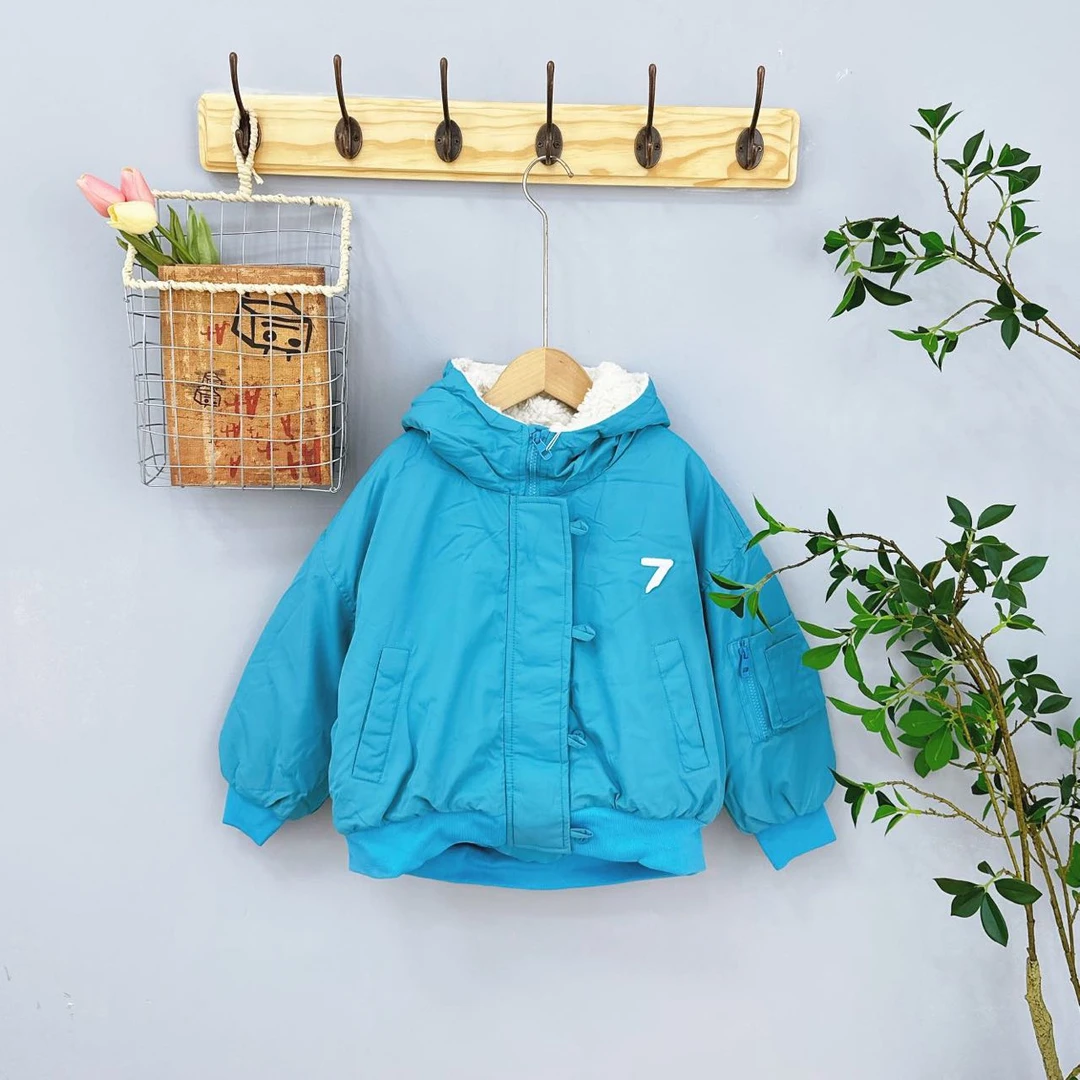 58272高端专享老林家冬季棉衣蓝色