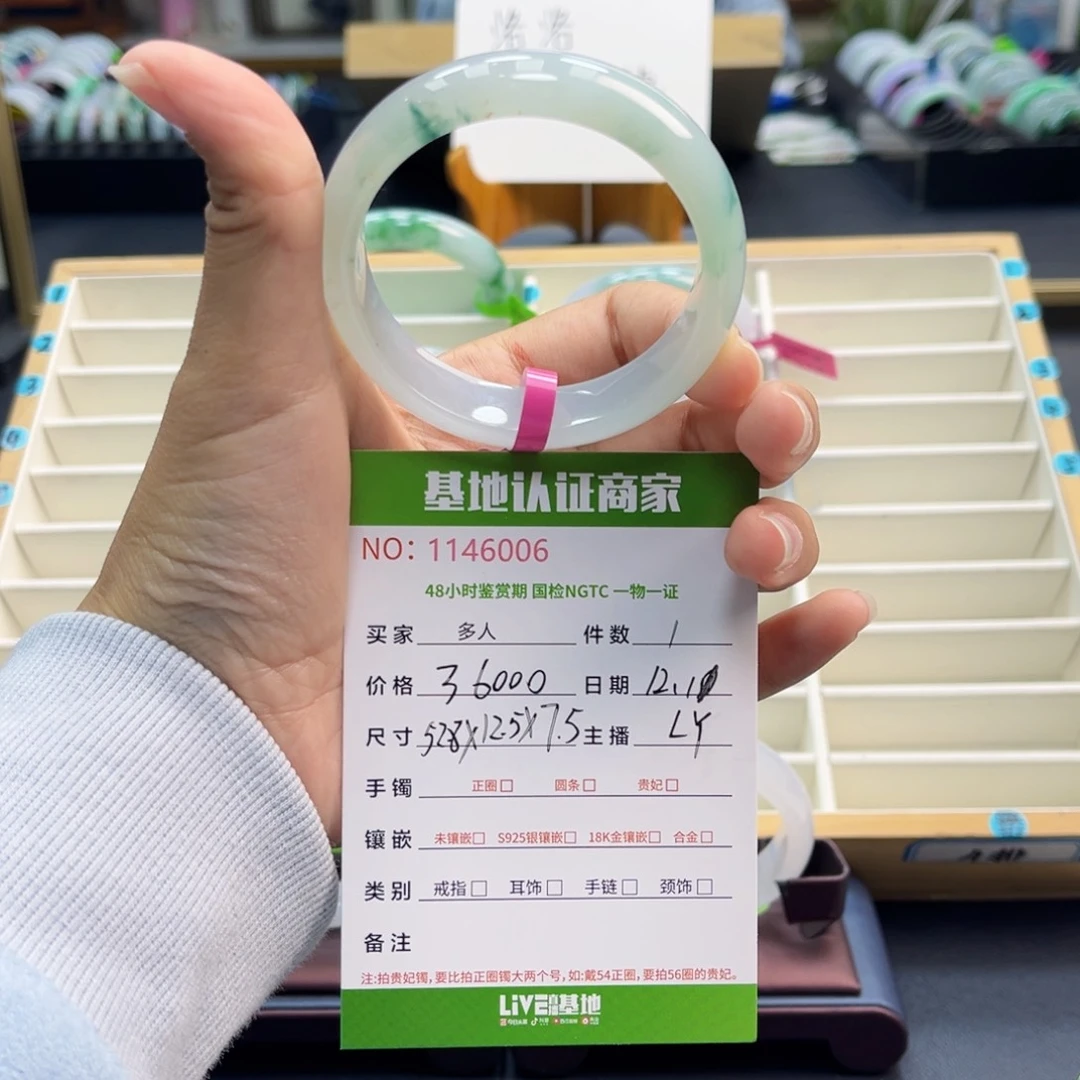 未镶嵌手镯翡翠手镯