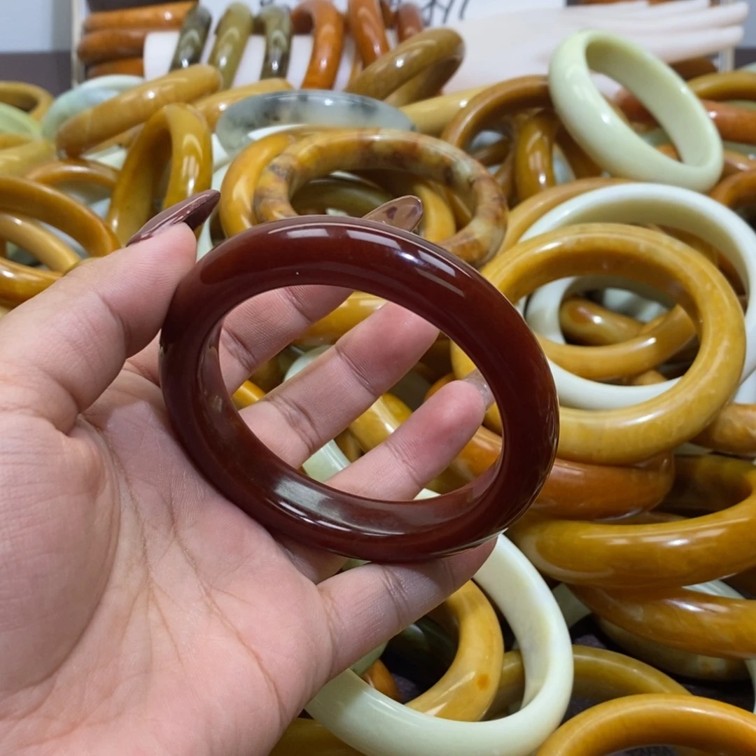 合金蛇纹石玉手镯